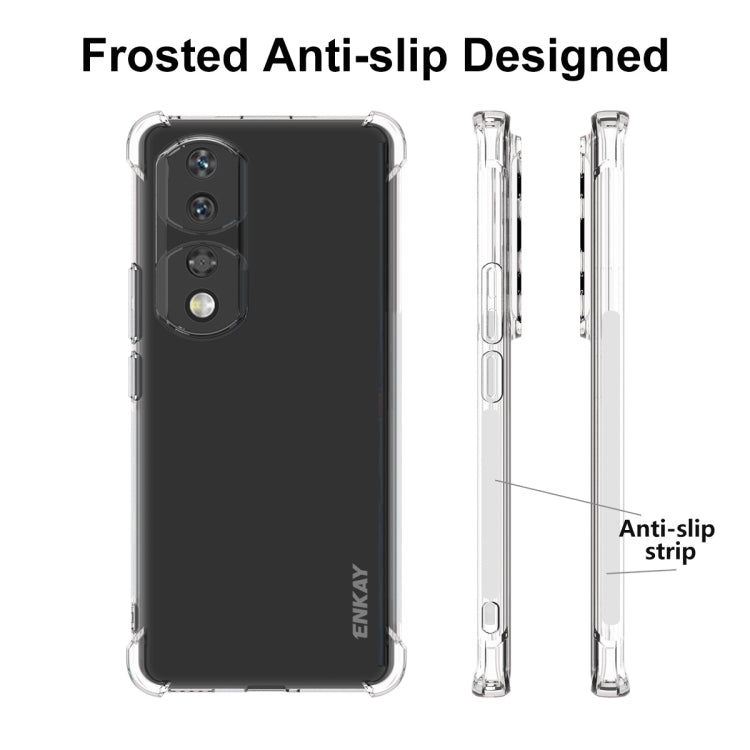 For Honor 90 Pro ENKAY Hat-Prince Transparent TPU Shockproof Phone Case - Honor Cases by ENKAY | Online Shopping UK | buy2fix