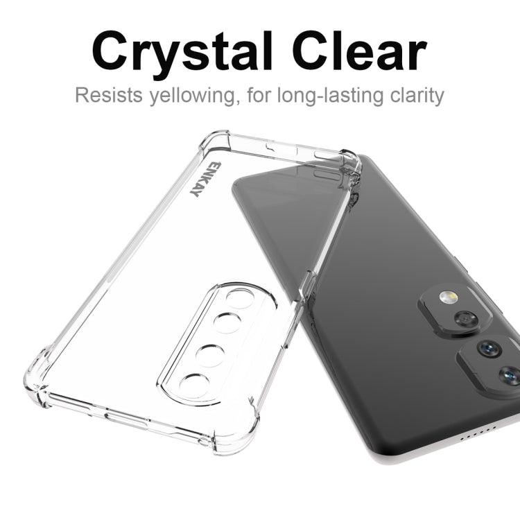 For Honor 90 Pro ENKAY Hat-Prince Transparent TPU Shockproof Phone Case - Honor Cases by ENKAY | Online Shopping UK | buy2fix
