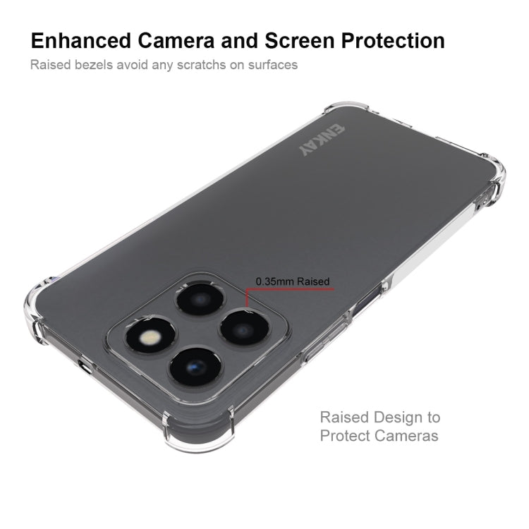 For Honor X6a 4G ENKAY Hat-Prince Transparent TPU Shockproof Phone Case - Honor Cases by ENKAY | Online Shopping UK | buy2fix