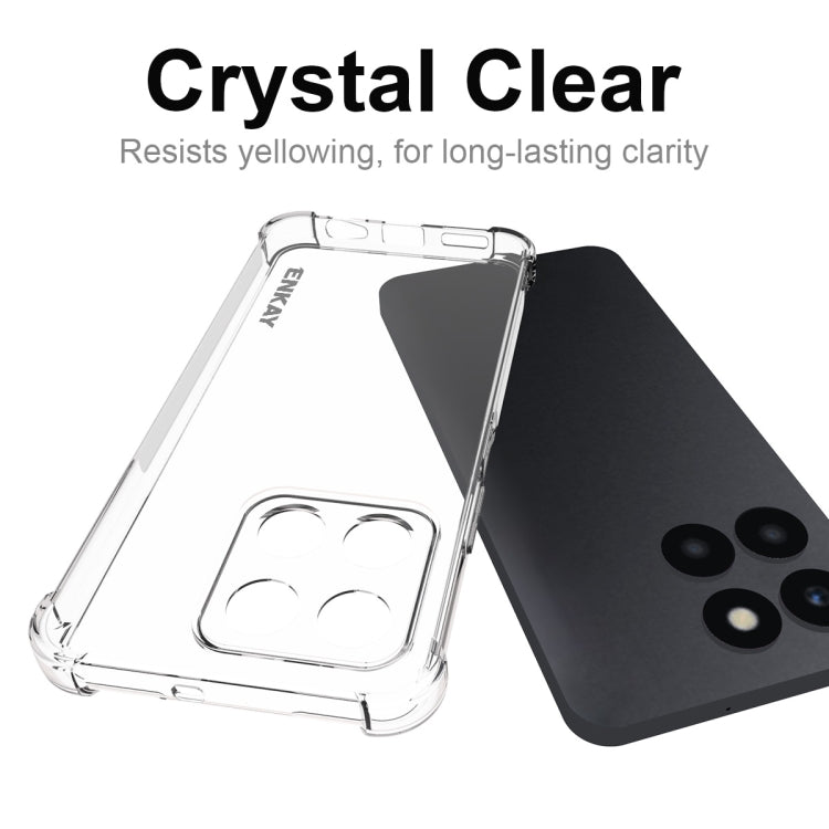 For Honor X6a 4G ENKAY Hat-Prince Transparent TPU Shockproof Phone Case - Honor Cases by ENKAY | Online Shopping UK | buy2fix