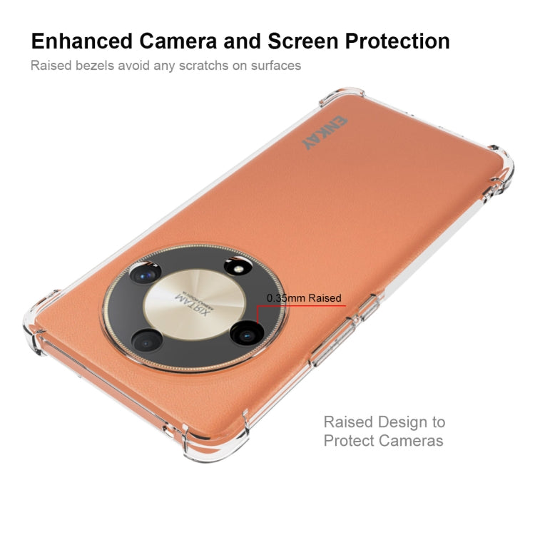 For Honor X9a ENKAY Hat-Prince Transparent TPU Shockproof Phone Case - Honor Cases by ENKAY | Online Shopping UK | buy2fix
