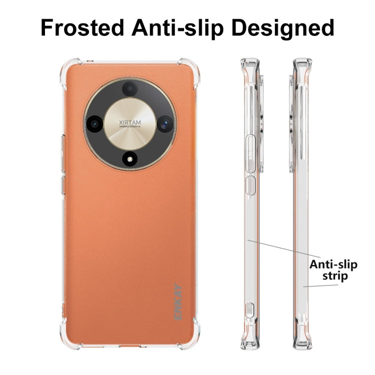 For Honor X9a ENKAY Hat-Prince Transparent TPU Shockproof Phone Case - Honor Cases by ENKAY | Online Shopping UK | buy2fix