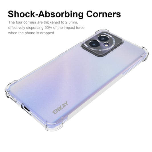 For Honor 100 ENKAY Hat-Prince Transparent TPU Shockproof Phone Case by ENKAY