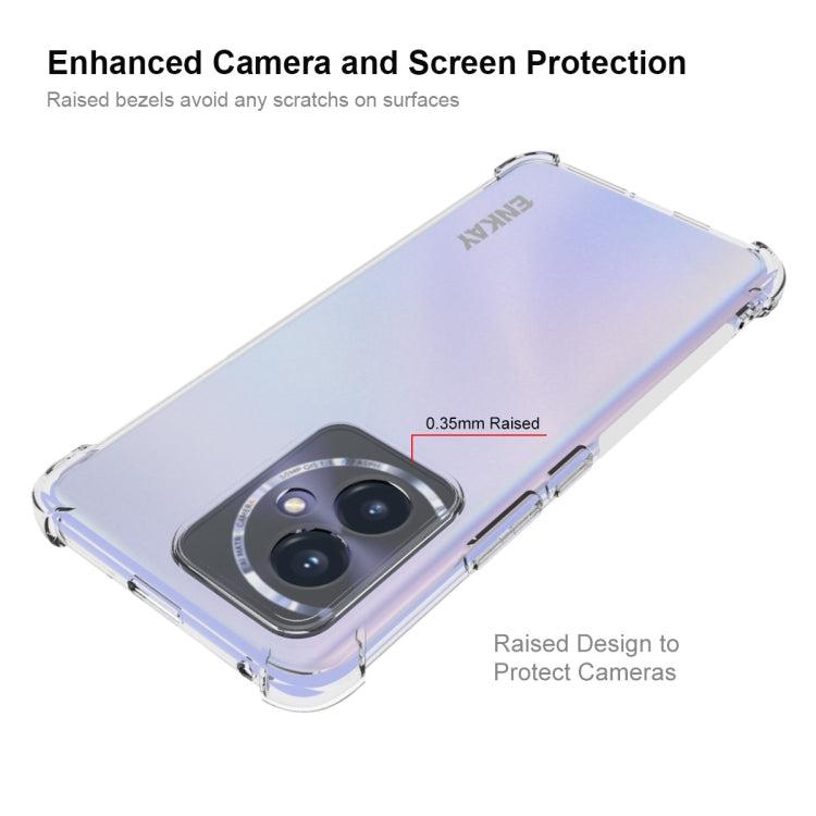 For Honor 100 ENKAY Hat-Prince Transparent TPU Shockproof Phone Case - Honor Cases by ENKAY | Online Shopping UK | buy2fix
