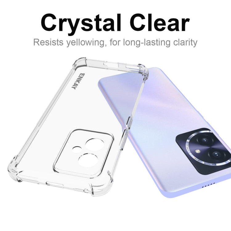 For Honor 100 ENKAY Hat-Prince Transparent TPU Shockproof Phone Case - Honor Cases by ENKAY | Online Shopping UK | buy2fix