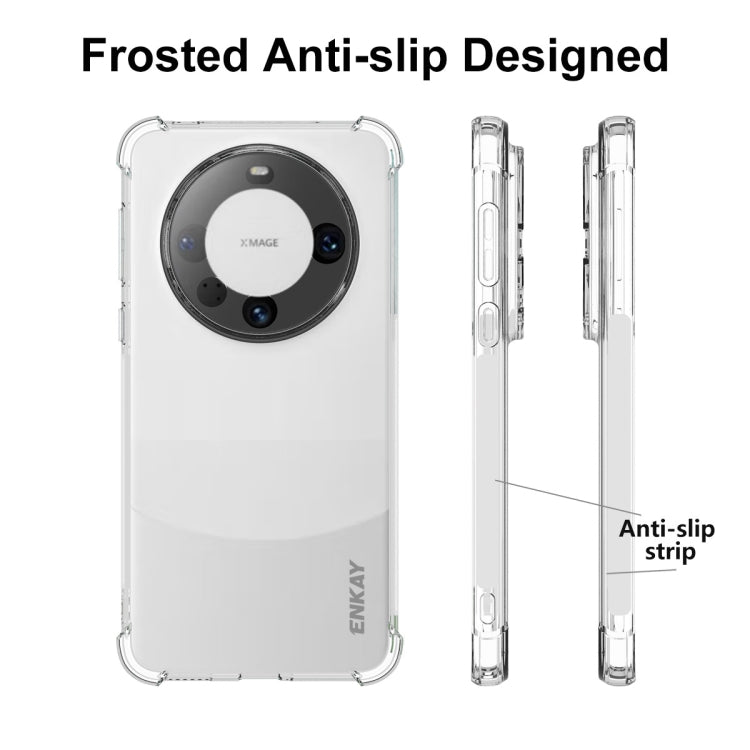 For Huawei Mate 60 Pro ENKAY Hat-Prince Transparent TPU Shockproof Phone Case - Huawei Cases by ENKAY | Online Shopping UK | buy2fix
