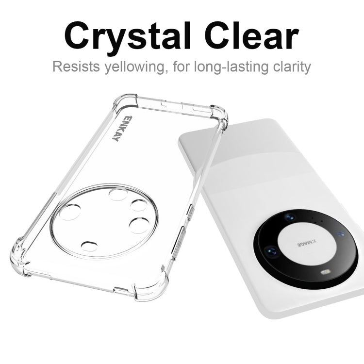 For Huawei Mate 60 Pro ENKAY Hat-Prince Transparent TPU Shockproof Phone Case - Huawei Cases by ENKAY | Online Shopping UK | buy2fix
