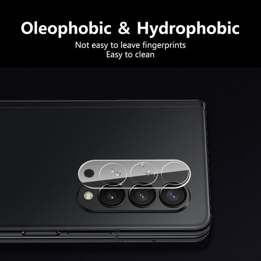 For Smasung Galaxy Z Fold5 ENKAY Hat-Prince 9H Rear Camera Lens Tempered Glass Film(Transparent) by ENKAY