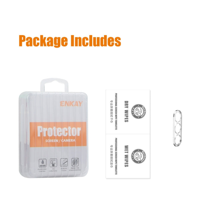 For Samsung Galaxy S25 5G ENKAY Hat-Prince 9H Rear Camera Lens Tempered Glass Film(Transparent) by ENKAY