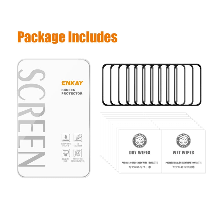 For Redmi Band 3 10pcs ENKAY ENKAY 3D Full Coverage Soft PC Edge PMMA HD Screen Film - Screen Protector by ENKAY | Online Shopping UK | buy2fix