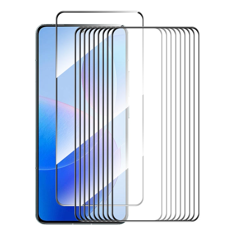 For Redmi K70 / K70 Pro / K70E 10pcs ENKAY Hat-Prince Full Glue High Aluminum-silicon Tempered Glass Film - by ENKAY | Online Shopping UK | buy2fix