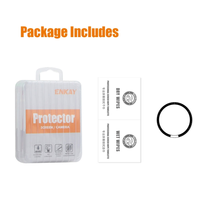 For Garmin Forerunner 955 / 955 Solar ENKAY 3D Full Coverage Soft PC Edge PMMA HD Screen Protector Film by ENKAY