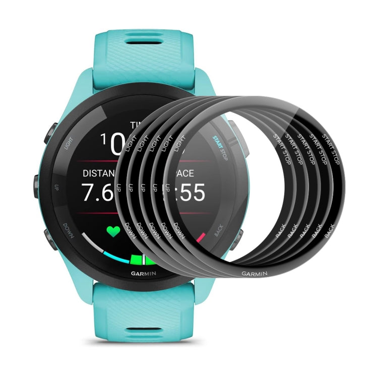 For Garmin Forerunner 265 5pcs ENKAY 3D Full Coverage Soft PC Edge PMMA HD Screen Protector Film - Screen Protector by ENKAY | Online Shopping UK | buy2fix