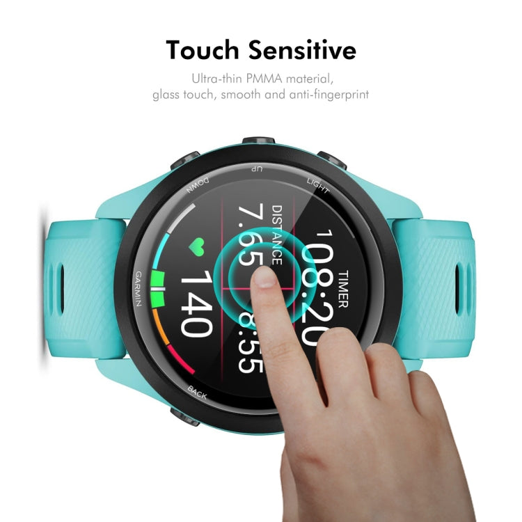 For Garmin Forerunner 265 5pcs ENKAY 3D Full Coverage Soft PC Edge PMMA HD Screen Protector Film - Screen Protector by ENKAY | Online Shopping UK | buy2fix
