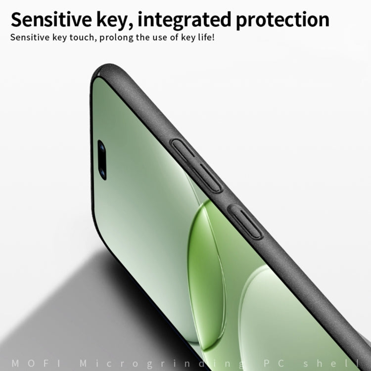 For Huawei nova 13 Pro MOFI Fandun Series Frosted PC Ultra-thin All-inclusive Phone Case(Black) - Huawei Cases by MOFI | Online Shopping UK | buy2fix