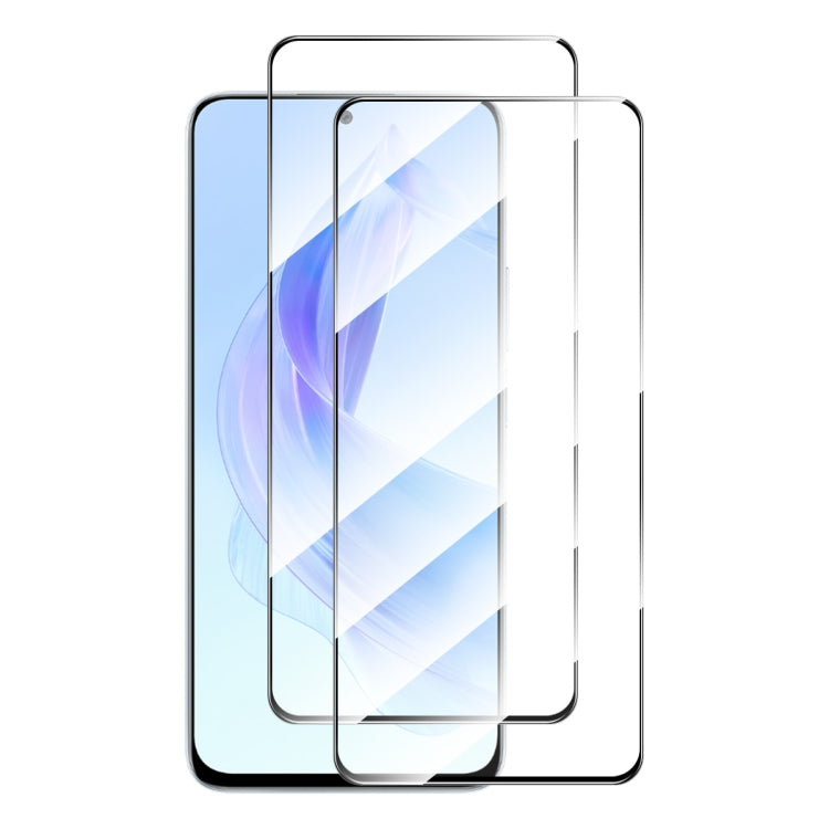 For Honor Play7T Pro / X50i / X40i 2pcs ENKAY Hat-Prince Full Glue High Aluminum-silicon Tempered Glass Film - Honor Tempered Glass by ENKAY | Online Shopping UK | buy2fix