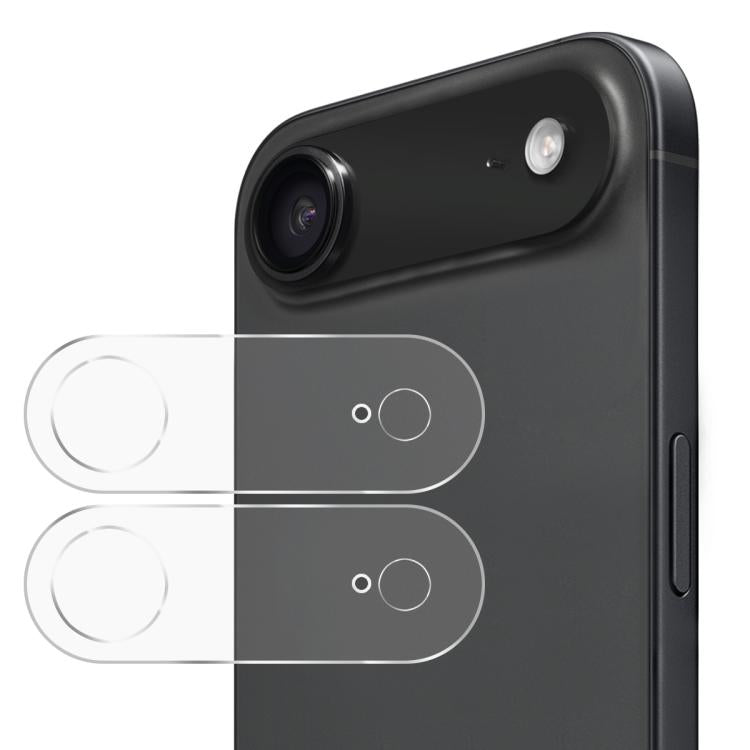 For iPhone 17 Air 2pcs ENKAY Hat-Prince 9H Rear Camera Lens Tempered Glass Film - iPhone 17 Air Tempered Glass by ENKAY | Online Shopping UK | buy2fix
