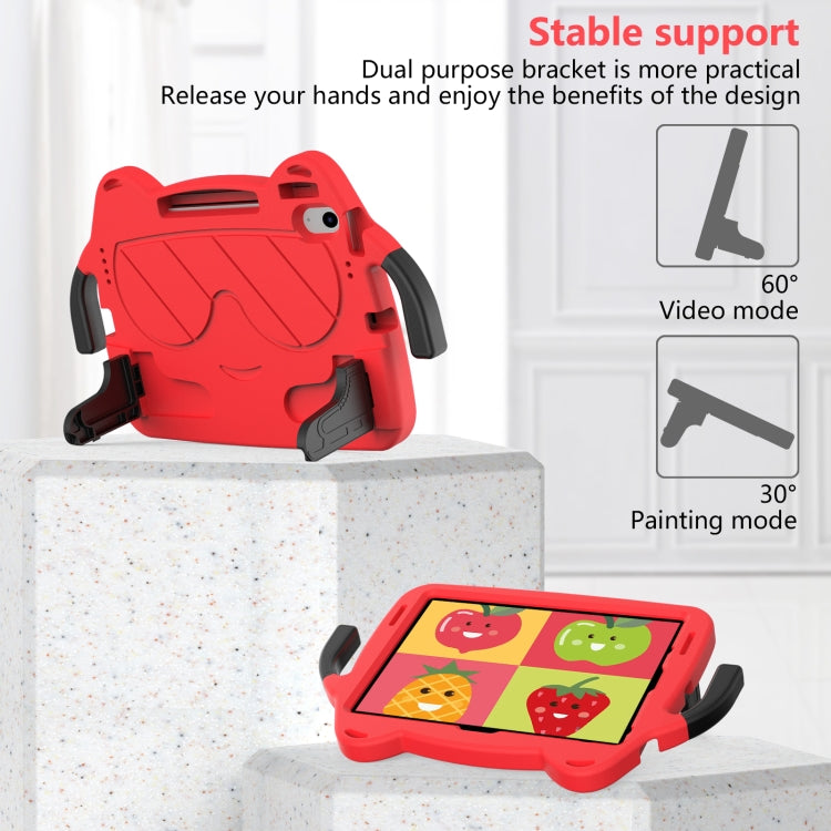 For iPad Air 11 2024 / 2025 Ice Baby EVA Shockproof Hard PC Tablet Case(Red+Black) - iPad Air 11 2025 / 2024 Cases by buy2fix | Online Shopping UK | buy2fix