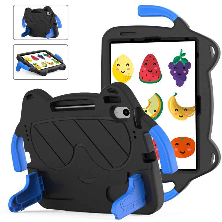 For iPad Air 11 2024 / 2025 Ice Baby EVA Shockproof Hard PC Tablet Case(Black+Blue) - iPad Air 11 2025 / 2024 Cases by buy2fix | Online Shopping UK | buy2fix