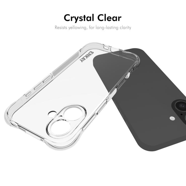 For iPhone 17 ENKAY Hat-Prince Transparent TPU Shockproof Phone Case - iPhone 17 Cases by ENKAY | Online Shopping UK | buy2fix