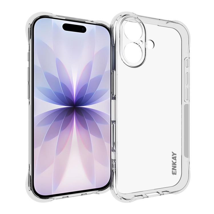For iPhone 17 ENKAY Hat-Prince Transparent TPU Shockproof Phone Case - iPhone 17 Cases by ENKAY | Online Shopping UK | buy2fix