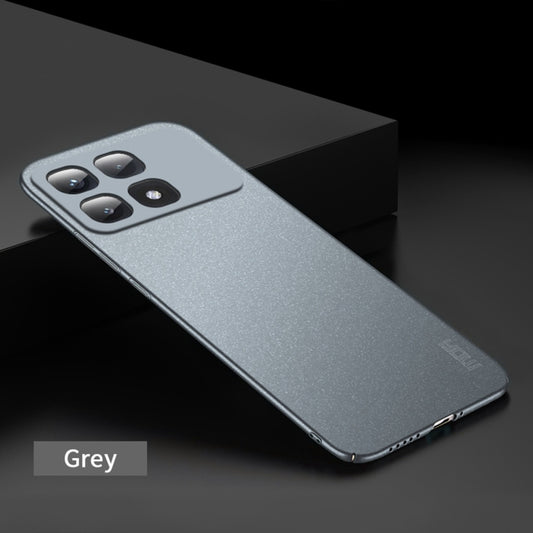 For Xiaomi Redmi K70 Ultra MOFI Fandun Series Frosted PC Ultra-thin All-inclusive Phone Case(Gray) by MOFI