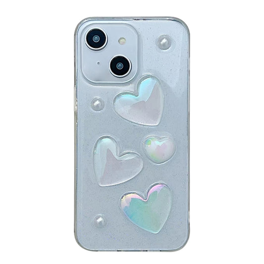 For iPhone 13 Love Epoxy TPU Phone Case(Transparent) - iPhone 13 Cases by buy2fix | Online Shopping UK | buy2fix