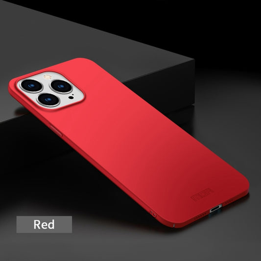 For iPhone 15 Plus MOFI Frosted PC Ultra-thin Hard Phone Case(Red) - iPhone 15 Plus Cases by MOFI | Online Shopping UK | buy2fix