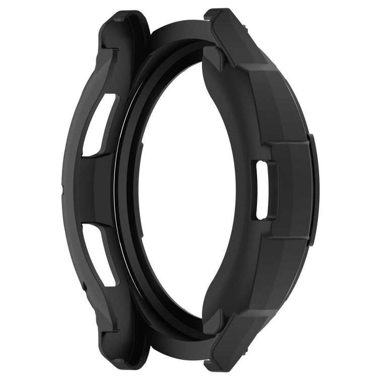 For Samsung Galaxy Watch 6 Classic 43mm Rotating Ring + TPU Armor Watch Protective Case(Black) - Watch Cases by buy2fix | Online Shopping UK | buy2fix
