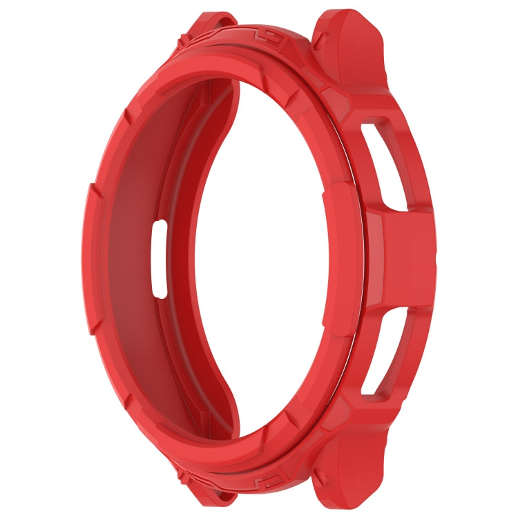 For Samsung Galaxy Watch 6 Classic 43mm Rotating Ring + TPU Armor Watch Protective Case(Red) - Watch Cases by buy2fix | Online Shopping UK | buy2fix