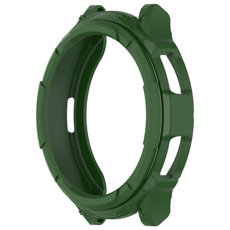 For Samsung Galaxy Watch 6 Classic 43mm Rotating Ring + TPU Armor Watch Protective Case(Green) - Watch Cases by buy2fix | Online Shopping UK | buy2fix