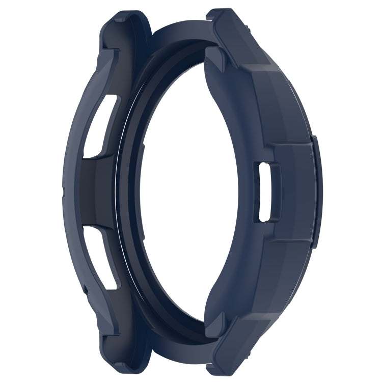 For Samsung Galaxy Watch 6 Classic 43mm Rotating Ring + TPU Armor Watch Protective Case(Blue) - Watch Cases by buy2fix | Online Shopping UK | buy2fix
