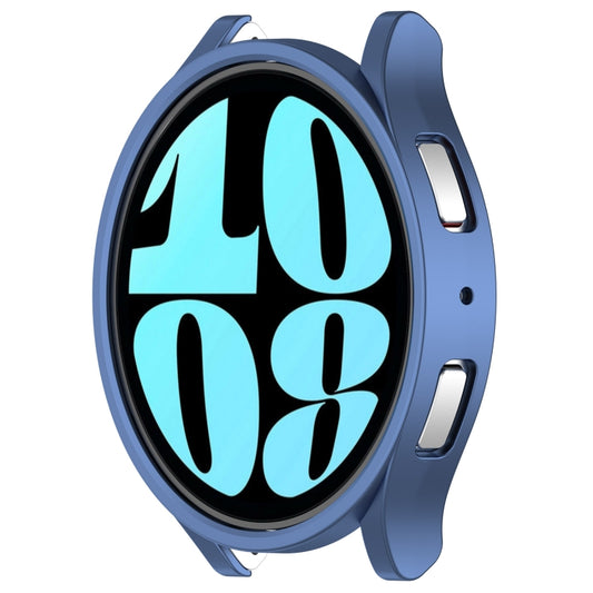 For Samsung Galaxy Watch 6 40mm Half Coverage Hollow PC Watch Protective Case(Blue) by buy2fix