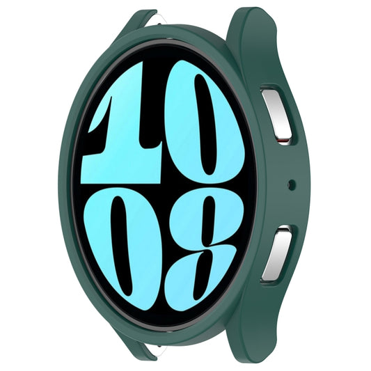 For Samsung Galaxy Watch 6 44mm Half Coverage Hollow PC Watch Protective Case(Green) by buy2fix
