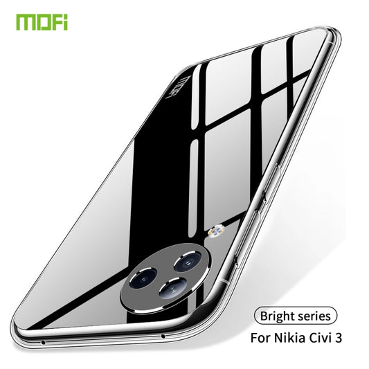 For Xiaomi Civi 3 MOFI Ming Series Ultra-thin TPU Phone Case(Transparent) by MOFI