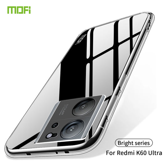 For Xiaomi 13T/13T Pro /Redmi K60 Ultra MOFI Ming Series Ultra-thin TPU Phone Case(Transparent) by MOFI