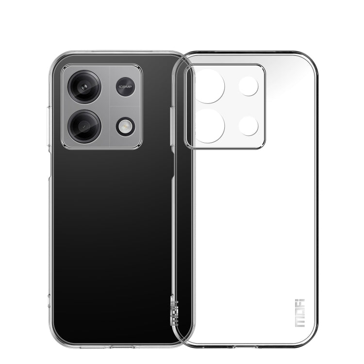 For Xiaomi Redmi Note 13 5G MOFI Ming Series Ultra-thin TPU Phone Case(Transparent) - Xiaomi Cases by MOFI | Online Shopping UK | buy2fix
