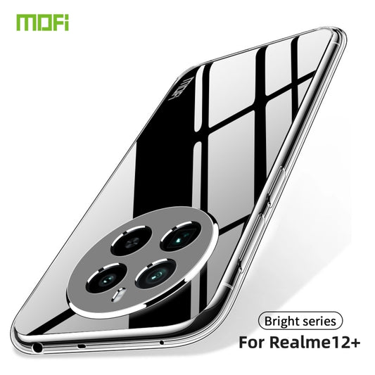 For Realme 12+ MOFI Ming Series Ultra-thin TPU Phone Case(Transparent) by MOFI