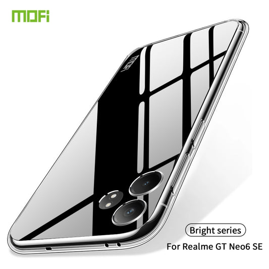For Realme GT Neo6 SE MOFI Ming Series Ultra-thin TPU Phone Case(Transparent) by MOFI