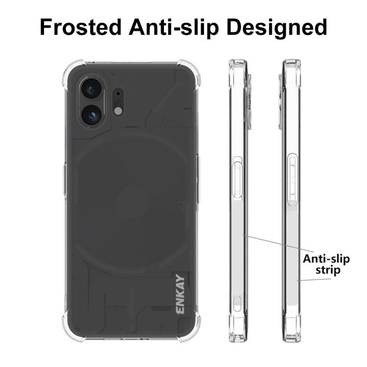 For Nothing Phone 2 ENKAY Hat-Prince Transparent TPU Shockproof Phone Case - Nothing Cases by ENKAY | Online Shopping UK | buy2fix