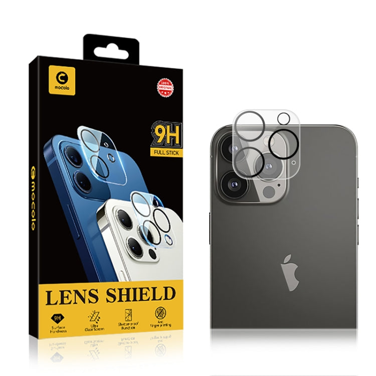 For iPhone 15 Pro / 15 Pro Max mocolo 3D 9H Camera Lens Tempered Glass Film by mocolo
