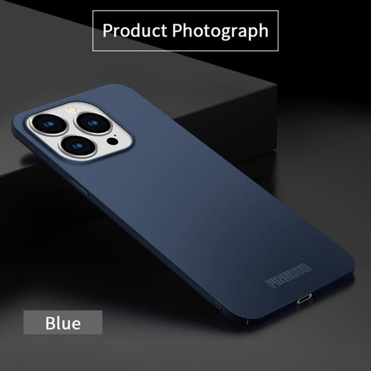 For iPhone 15 Pro PINWUYO Micro-Frosted PC Ultra-thin Hard Phone Case with Magsafe Magnetic Ring(Blue) - iPhone 15 Pro Cases by PINWUYO | Online Shopping UK | buy2fix