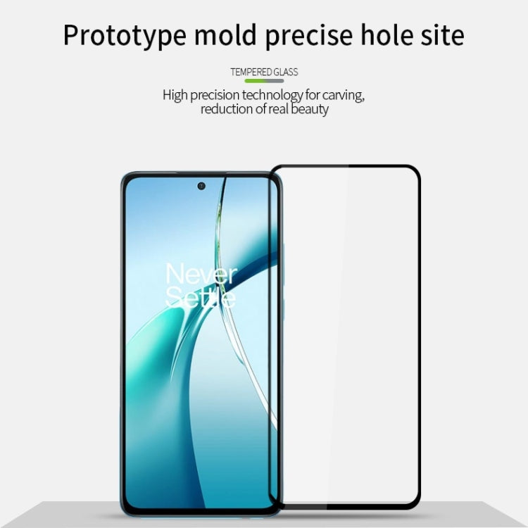 For OnePlus Nord CE4 Lite PINWUYO 9H 2.5D Full Screen Tempered Glass Film(Black) - Nord CE4 Lite Tempered Glass by PINWUYO | Online Shopping UK | buy2fix