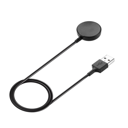 For Samsung Galaxy Watch FE 40mm USB Interface Magnetic Watch Charger(Black) by buy2fix