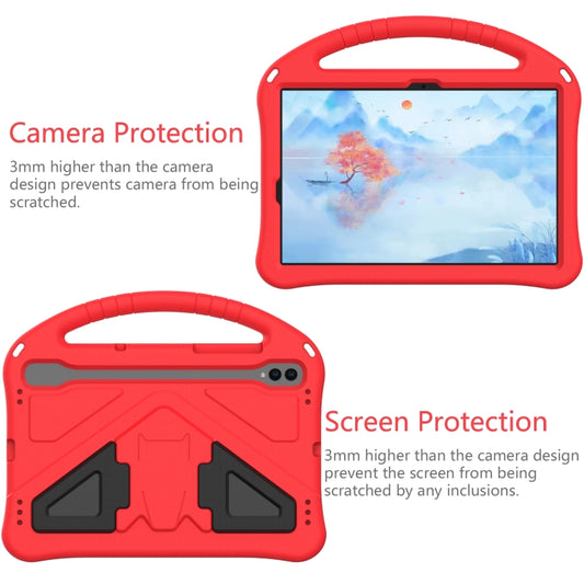 For Samsung Galaxy Tab S9 EVA Shockproof Tablet Case with Holder(Red) by buy2fix