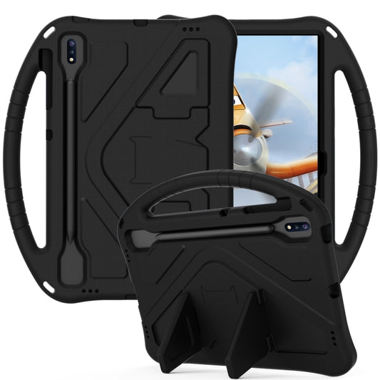 For Samsung Galaxy Tab S10+ 12.4 EVA Shockproof Tablet Case with Holder(Black) by buy2fix
