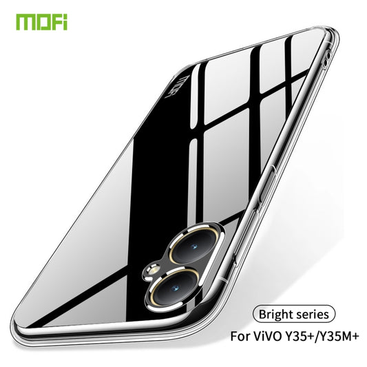 For vivo Y35+/Y35M+ MOFI Ming Series Ultra-thin TPU Phone Case(Transparent) by MOFI