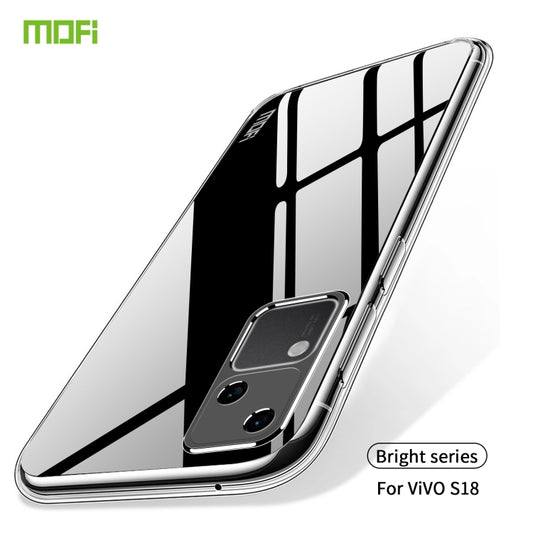 For vivo S18 MOFI Ming Series Ultra-thin TPU Phone Case(Transparent) by MOFI