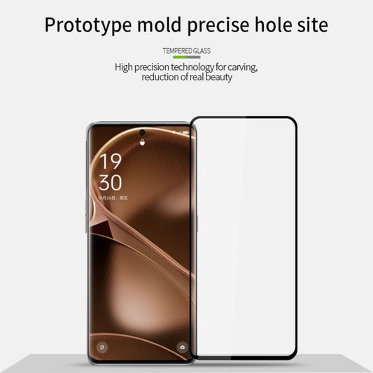 For Xiaomi Poco X6 Pro MOFI 9H 2.5D Full Screen Tempered Glass Film(Black) by MOFI