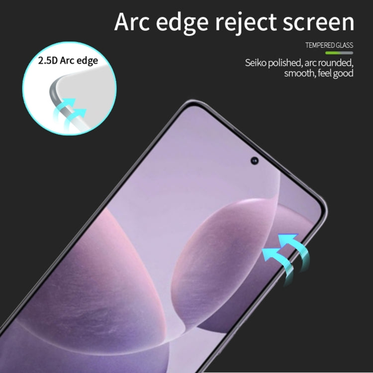 For Xiaomi Redmi K70 / K70 Pro PINWUYO 9H 2.5D Full Screen Tempered Glass Film(Black) - by PINWUYO | Online Shopping UK | buy2fix